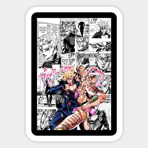 Giorno Giovanna Sticker by Jinwoo